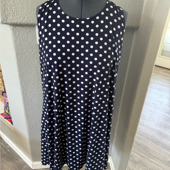 Plus Size Polka Dot Dress - Picture 1 of 3